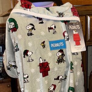 Peanuts Snoopy Holiday Pet Pajamas - Red and Green
